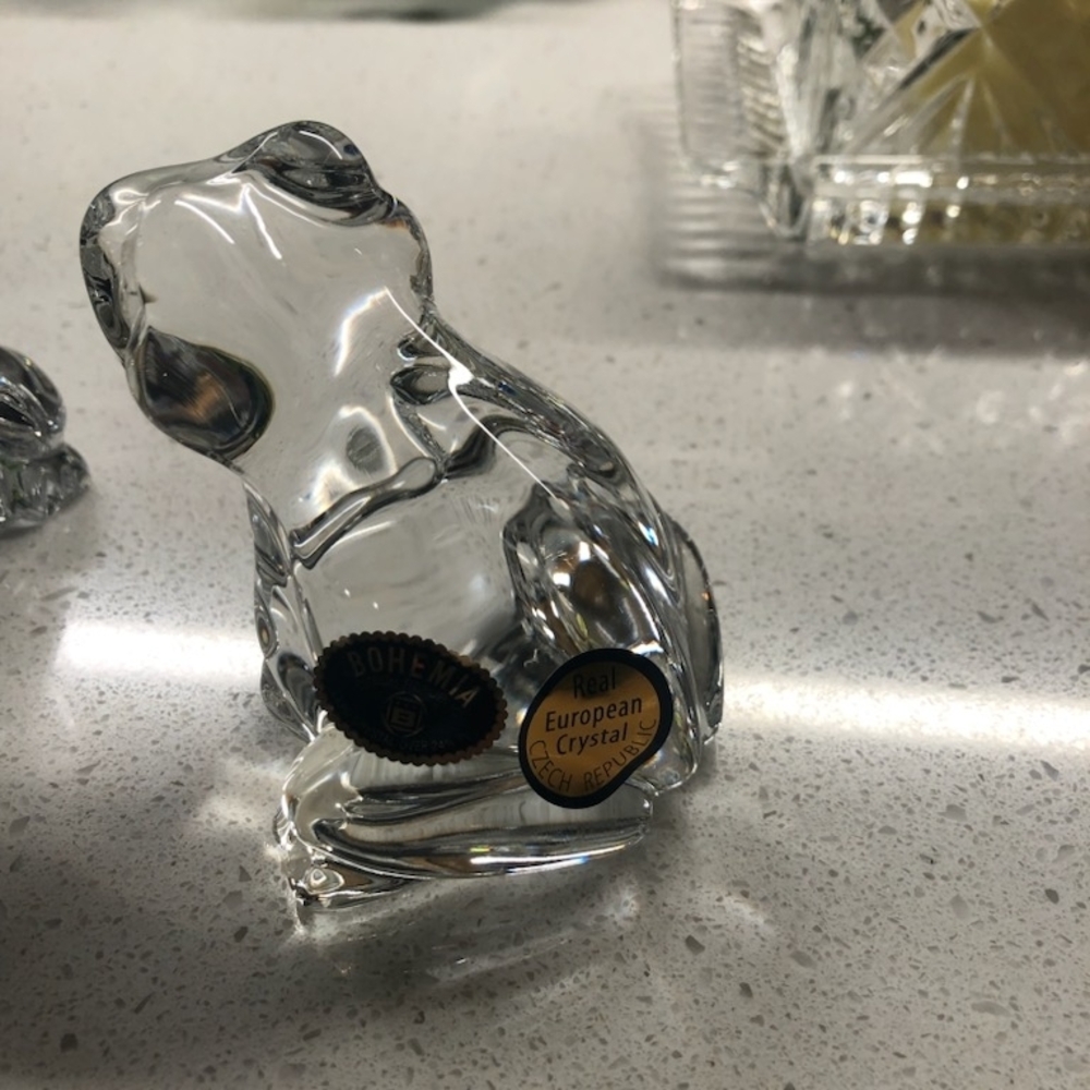 Crystal Frog Figurines - Picture 2 of 4